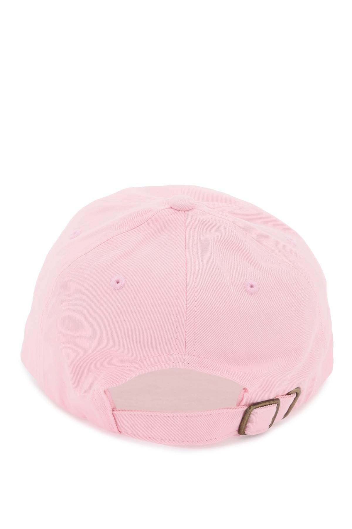 Rotate cotton baseball cap with rhinestone logo-women > accessories > scarves and gloves-Rotate-Urbanheer