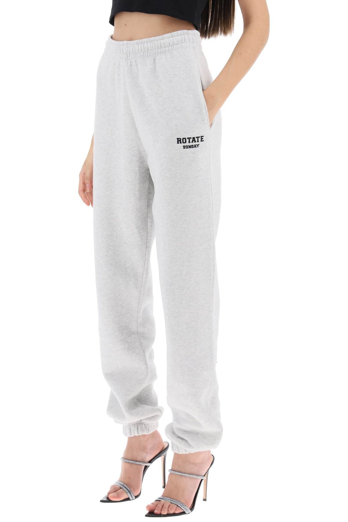 Rotate joggers with embroidered logo-women > clothing > trousers-Rotate-m-Grey-Urbanheer