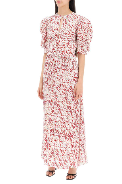 Rotate Maxi Dress With Puffed Sleeves-women > clothing > dresses > maxi-Rotate-Urbanheer