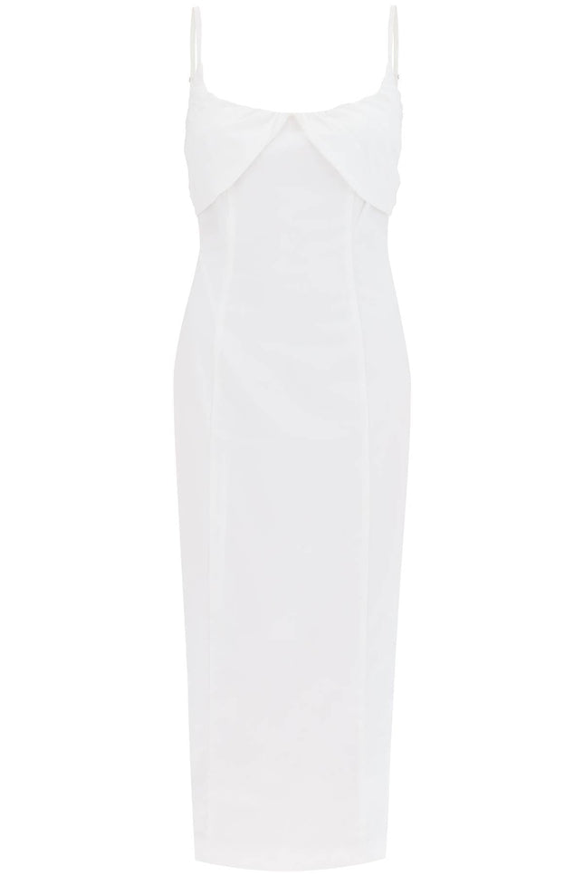 Rotate Midi Dress With Ruffles-women > clothing > dresses > midi-Rotate-Urbanheer