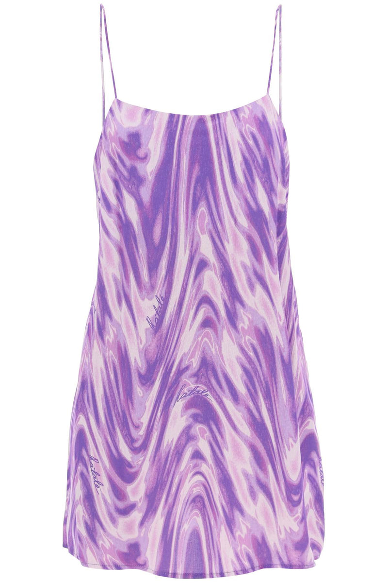Rotate printed jacquard mini dress-women > clothing > dresses > mini-Rotate-s-Purple-Urbanheer