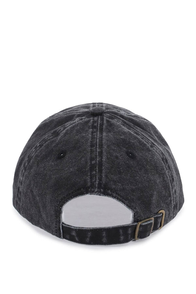 Rotate baseball cap with logo patch