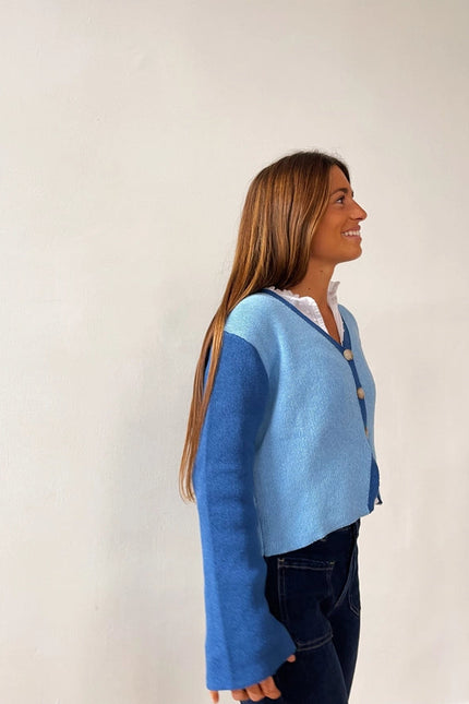 Rous Blue Cardigan