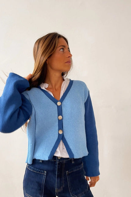 Rous Blue Cardigan