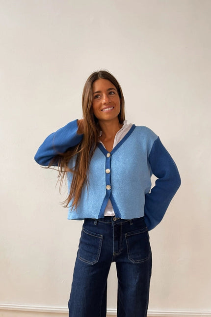 Rous Blue Cardigan