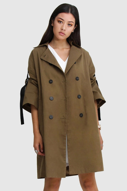 Russian Romance Oversized Trench Coat