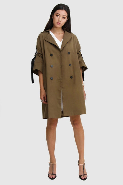 Russian Romance Oversized Trench Coat