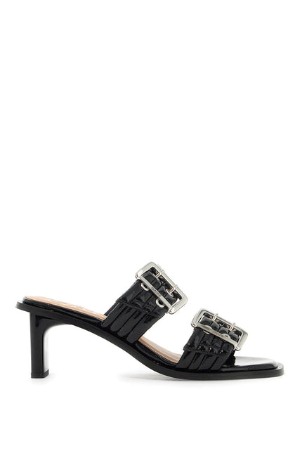 Ganni "women's patent buckle m