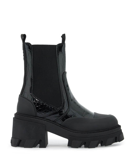 Ganni -heel chelsea ankle boots