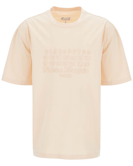 Maison Margiela embroidered numeric logo t-shirt