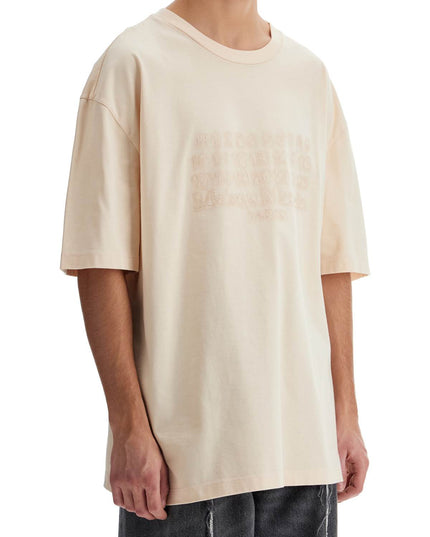 Maison Margiela embroidered numeric logo t-shirt