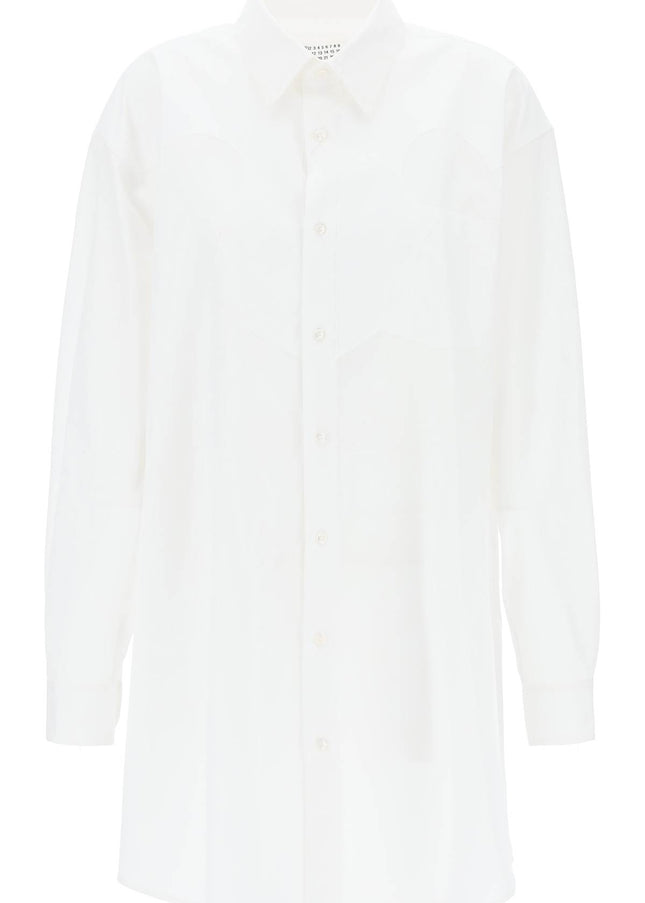 Maison Margiela poplin shirt dress in eight words