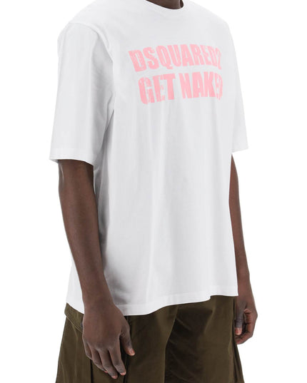 Dsquared2 skater fit printed t-shirt