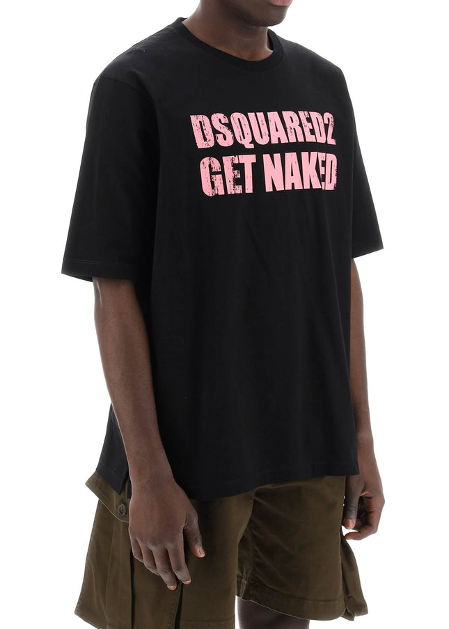 Dsquared2 skater fit printed t-shirt