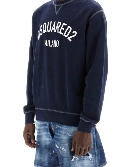 Dsquared2 "used effect cool fit sweatshirt