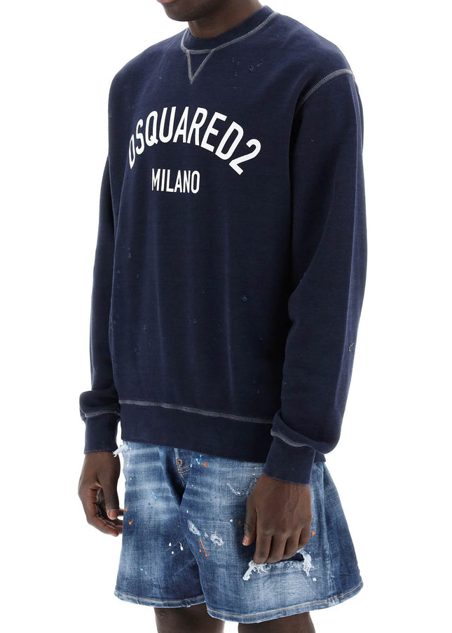 Dsquared2 "used effect cool fit sweatshirt