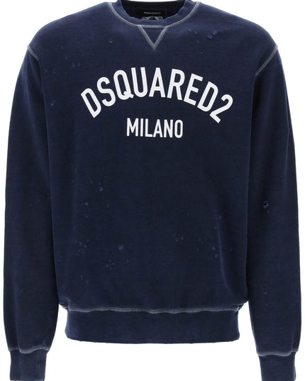 Dsquared2 "used effect cool fit sweatshirt