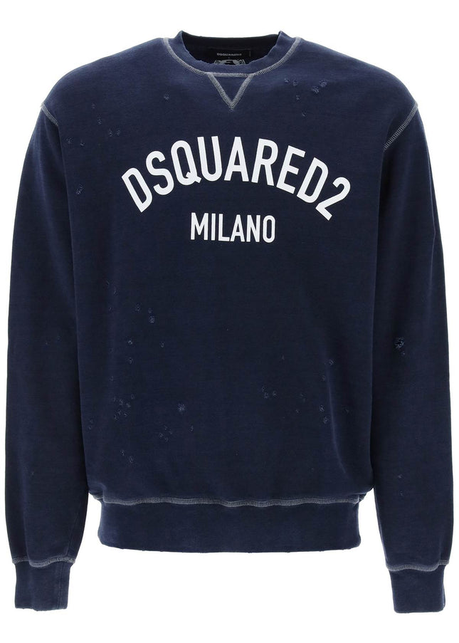 Dsquared2 "used effect cool fit sweatshirt