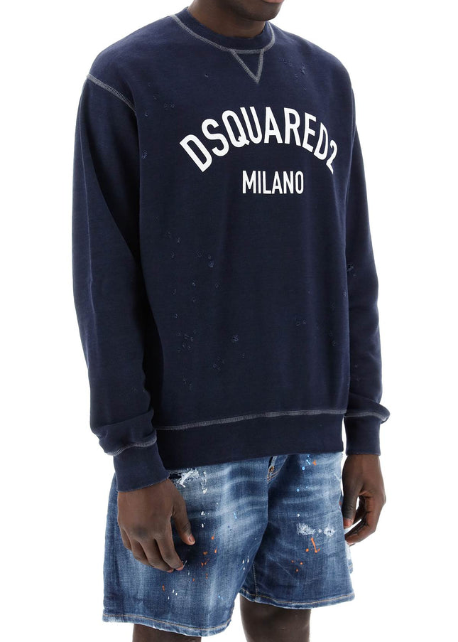 Dsquared2 "used effect cool fit sweatshirt