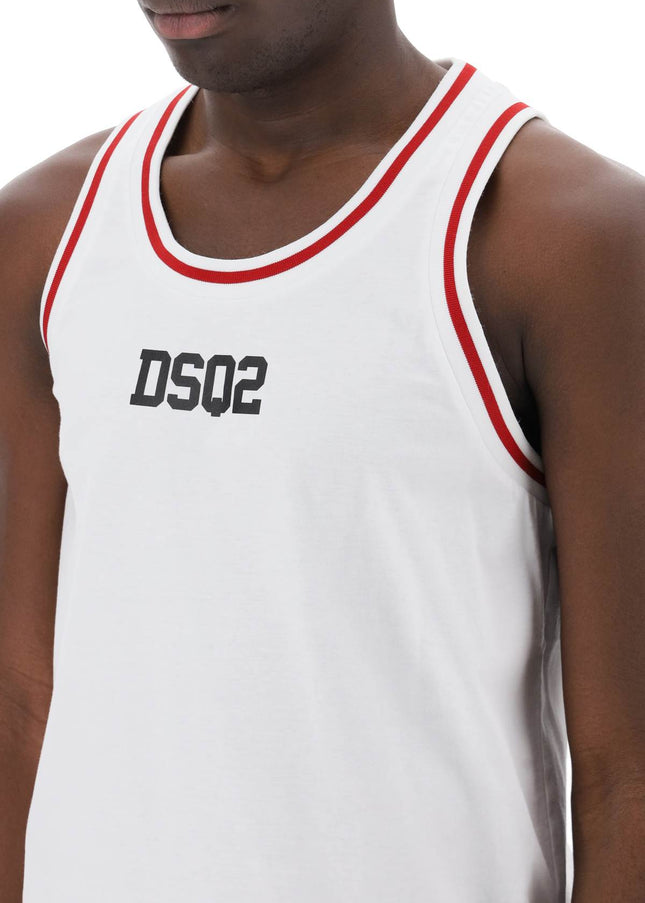 Dsquared2 "cotton dsq2 cool tank