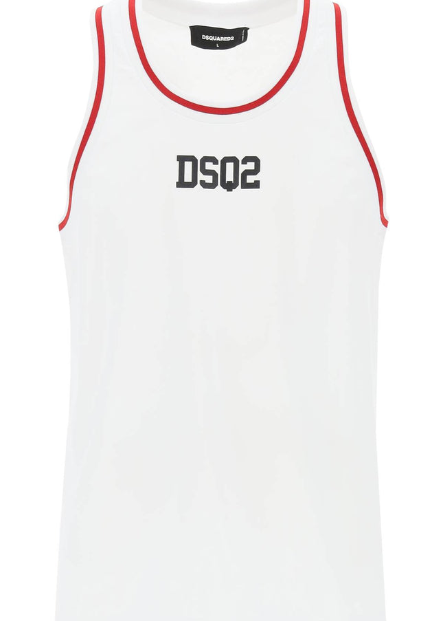 Dsquared2 "cotton dsq2 cool tank