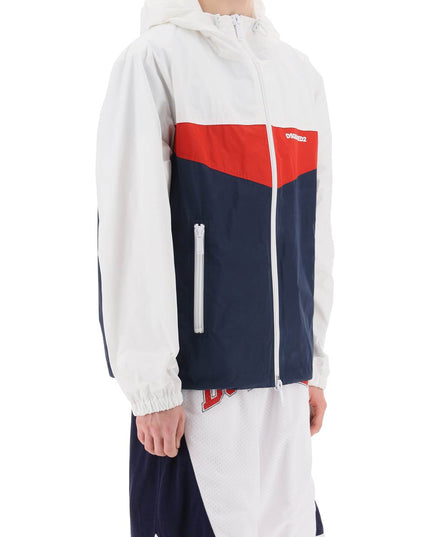 Dsquared2 color block windbreaker jacket