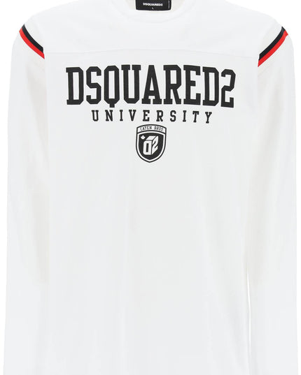 Dsquared2 long-sleeved varsity t-shirt