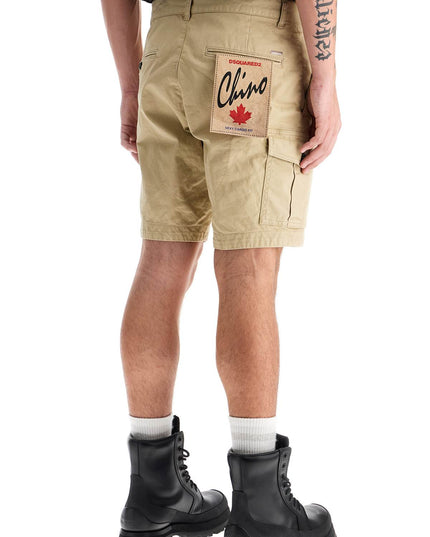 Dsquared2 sexy cargo bermuda shorts for