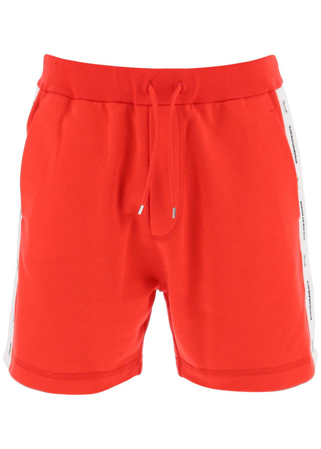 Dsquared2 burbs sweatshorts with logo bands