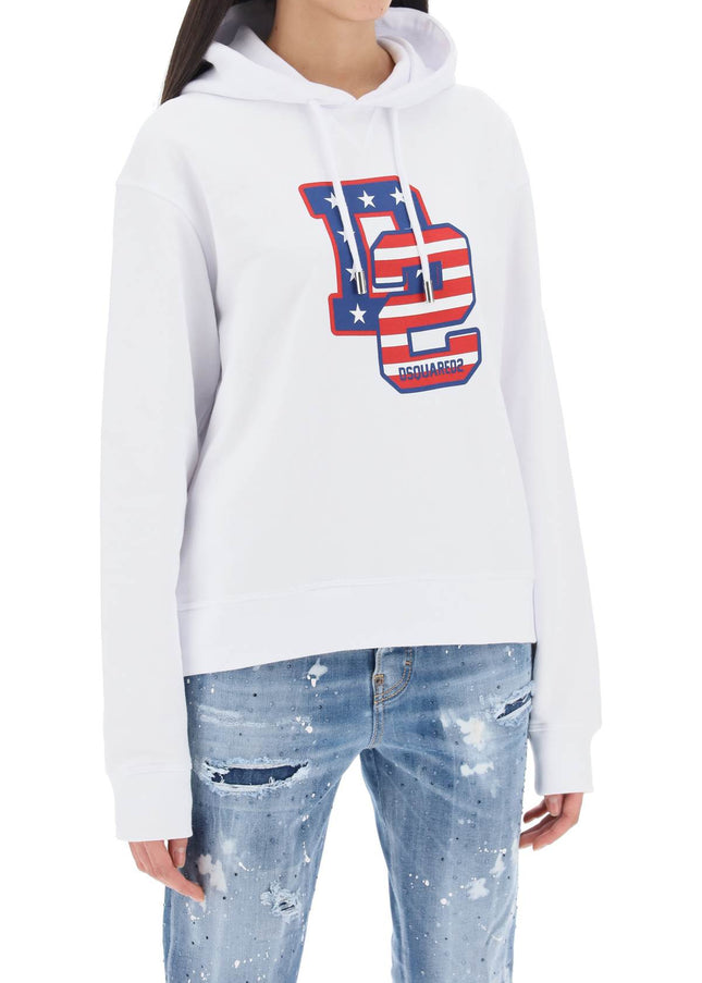 Dsquared2 cool fit hoodie with graphic print