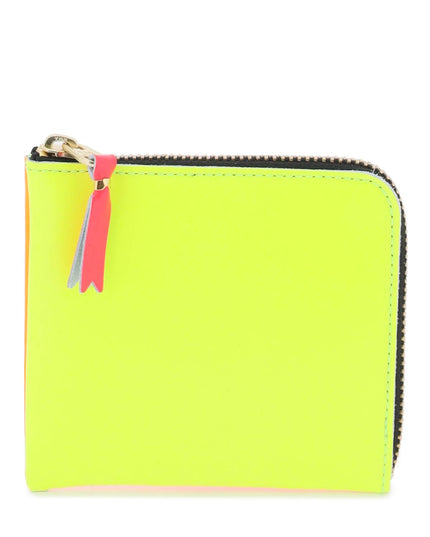 Comme Des Garcons Wallet super fluo small bifold wallet