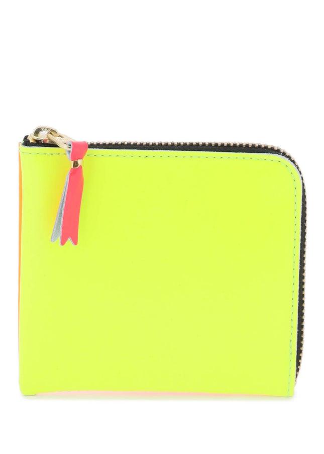 Comme Des Garcons Wallet super fluo small bifold wallet