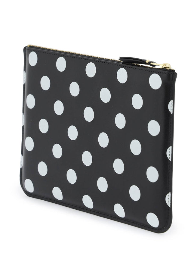 Comme Des Garcons Wallet polka dots pouch