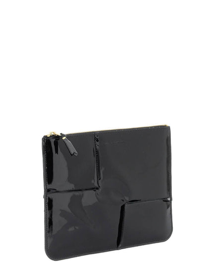 Comme Des Garcons Wallet glossy patent leather