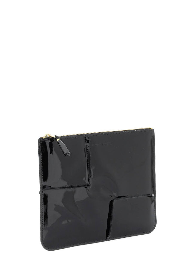 Comme Des Garcons Wallet glossy patent leather