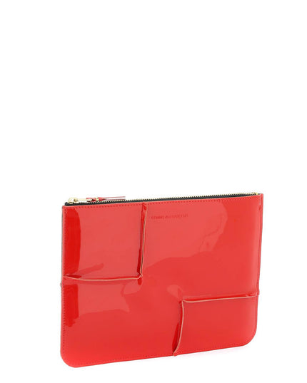 Comme Des Garcons Wallet glossy patent leather