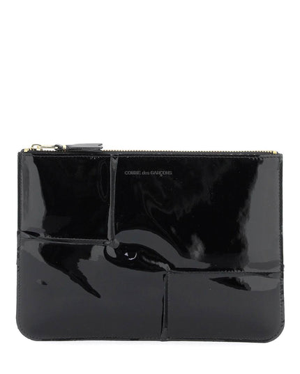 Comme Des Garcons Wallet glossy patent leather