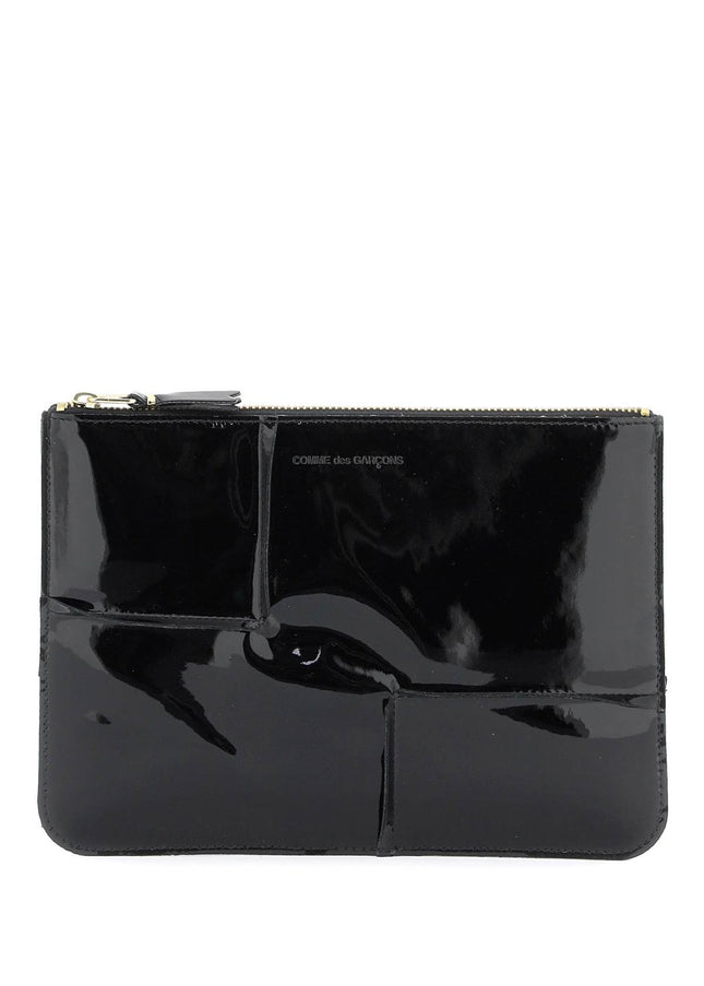 Comme Des Garcons Wallet glossy patent leather