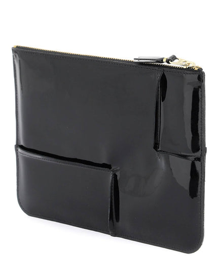 Comme Des Garcons Wallet glossy patent leather