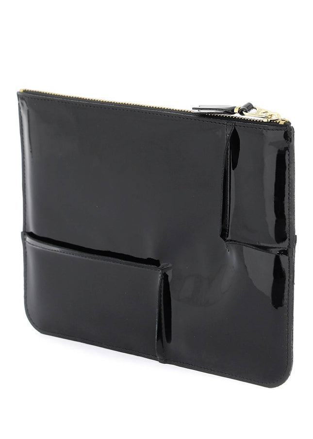 Comme Des Garcons Wallet glossy patent leather