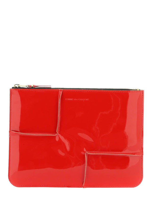 Comme Des Garcons Wallet glossy patent leather