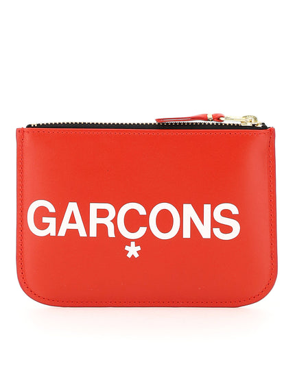 Comme Des Garcons Wallet huge logo pouch