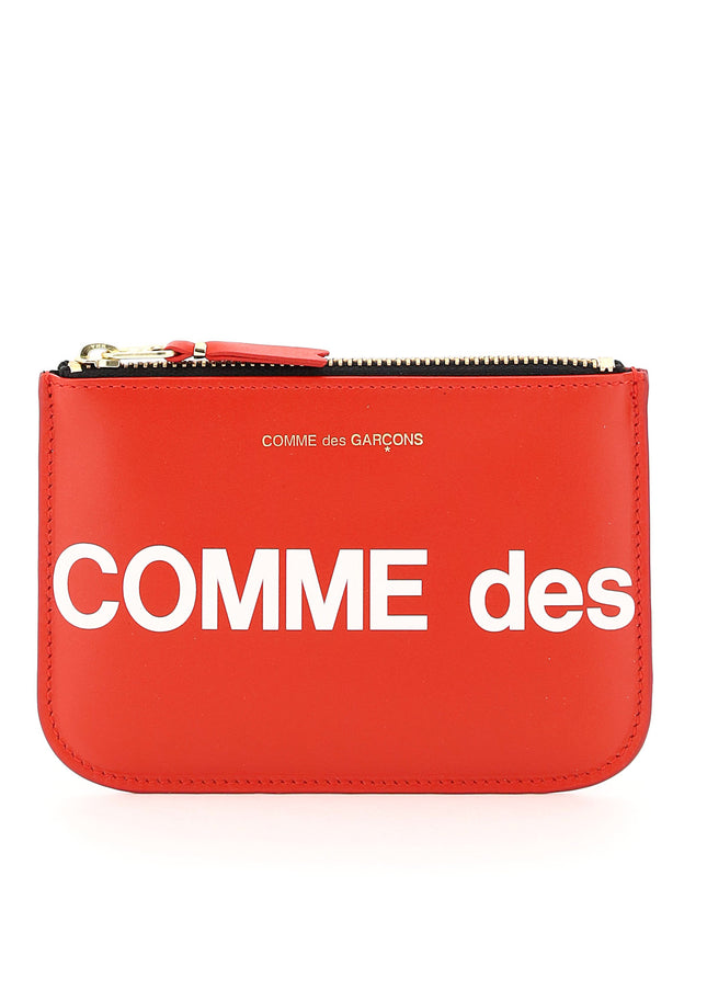 Comme Des Garcons Wallet huge logo pouch