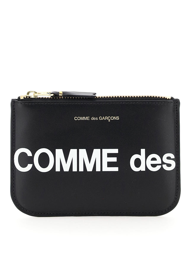 Comme Des Garcons Wallet huge logo pouch