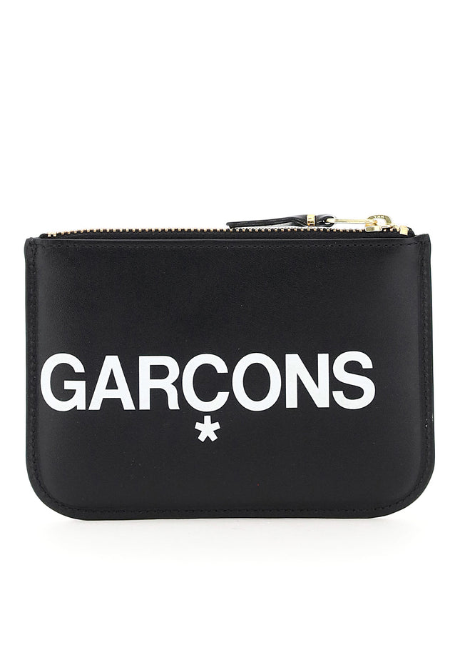 Comme Des Garcons Wallet huge logo pouch