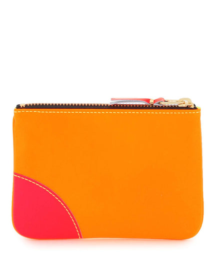 Comme Des Garcons Wallet fluo mini pouch