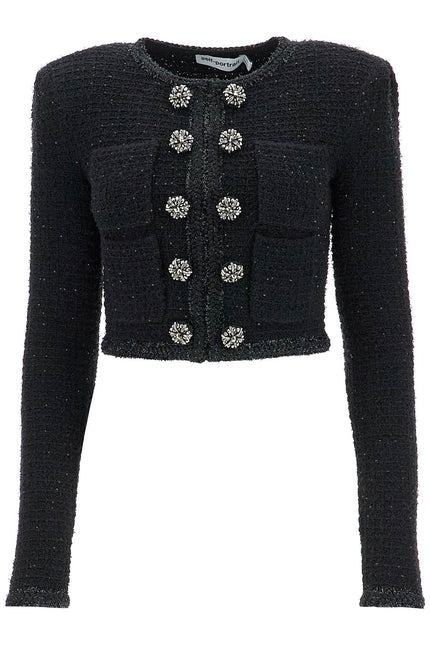 Self Portrait short jacket with sequins