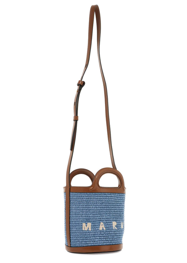 Marni raffia tropicalia bucket bag