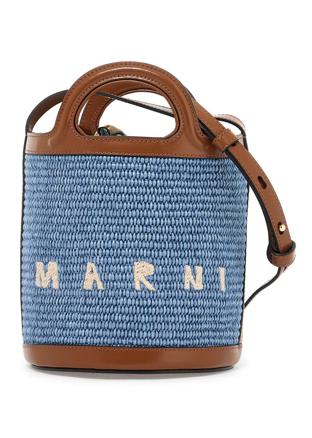 Marni raffia tropicalia bucket bag