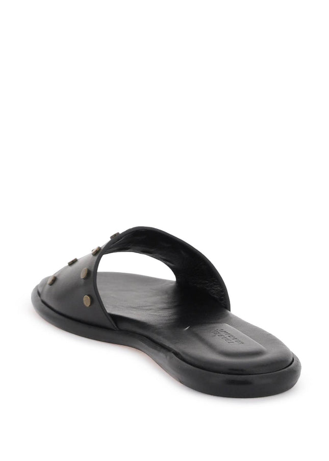 Isabel Marant leather vikee slides